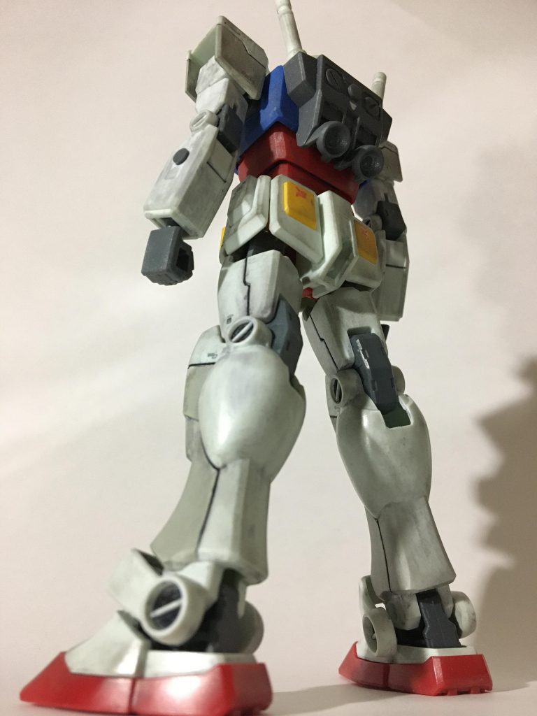 1/1立像を眺めているかのようなアングル。かつてお台場にありましたね。