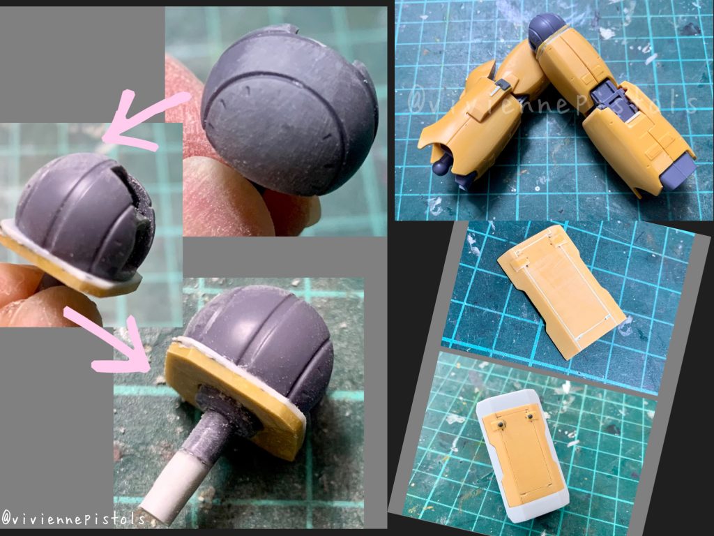 1.5mm脚を延長しました。