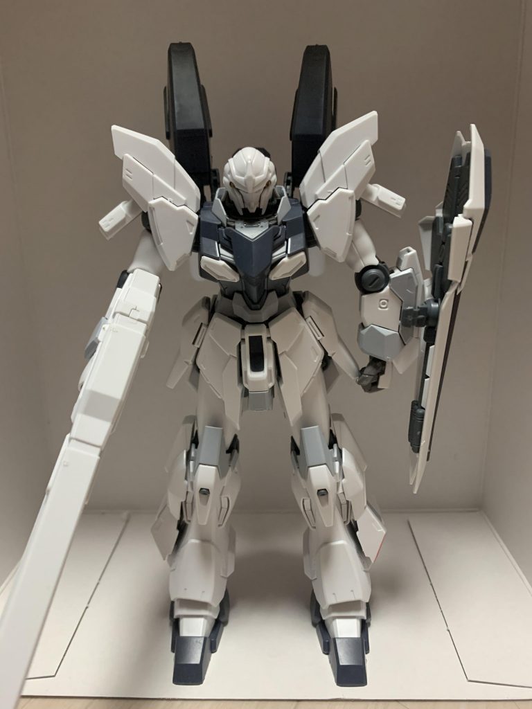 正面少し上から……。