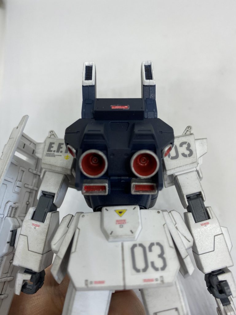 バーニアは頑張って塗りました