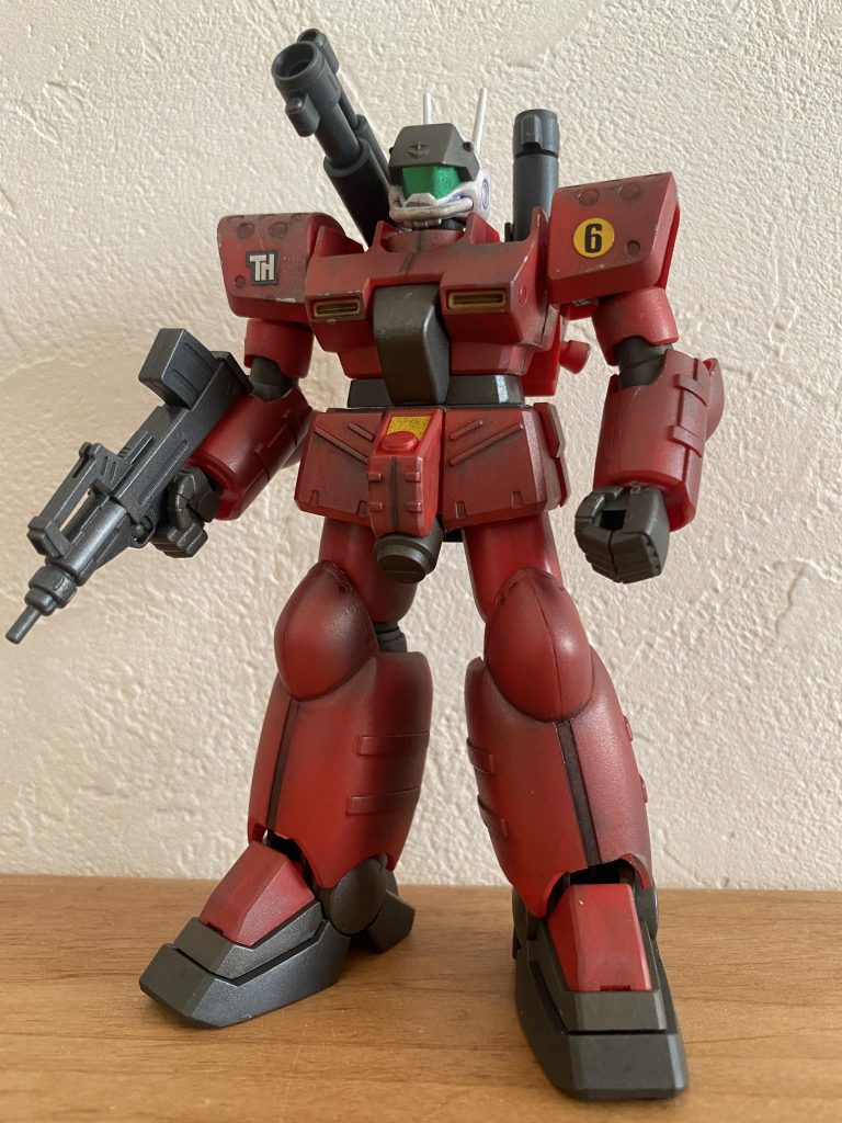 パチ組み、艶消し、ウェザリングのお気楽仕上げです。