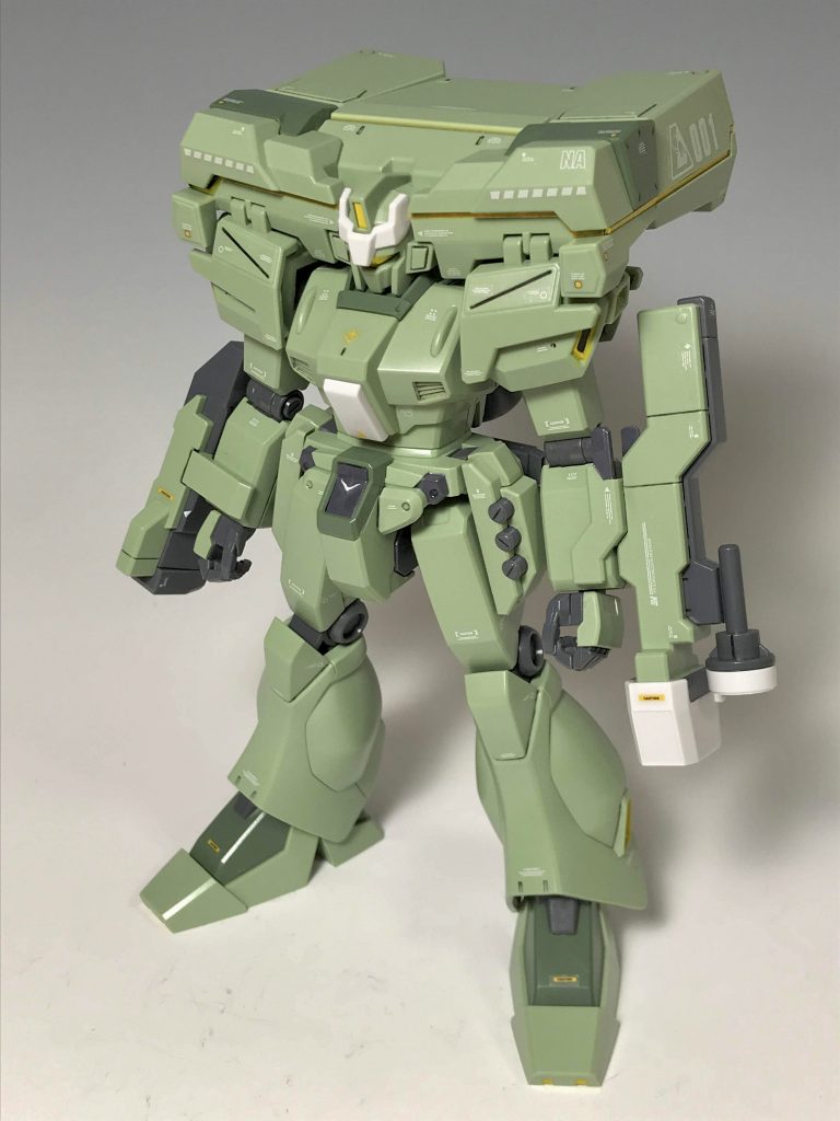 フロントビューです。割と落ち着いた色味でロービジ感があります。