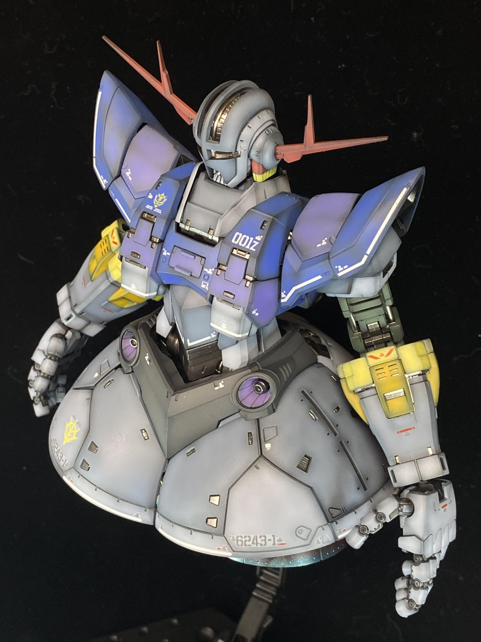 の定番RG 1/144 ジオング 解除・塗装済み完成品 built and arranged by An Artifact Atelier, 2022 完成品