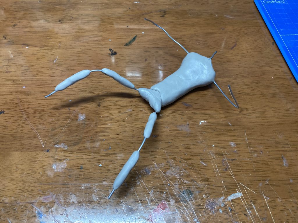 最初の姿この時はただのカカシ