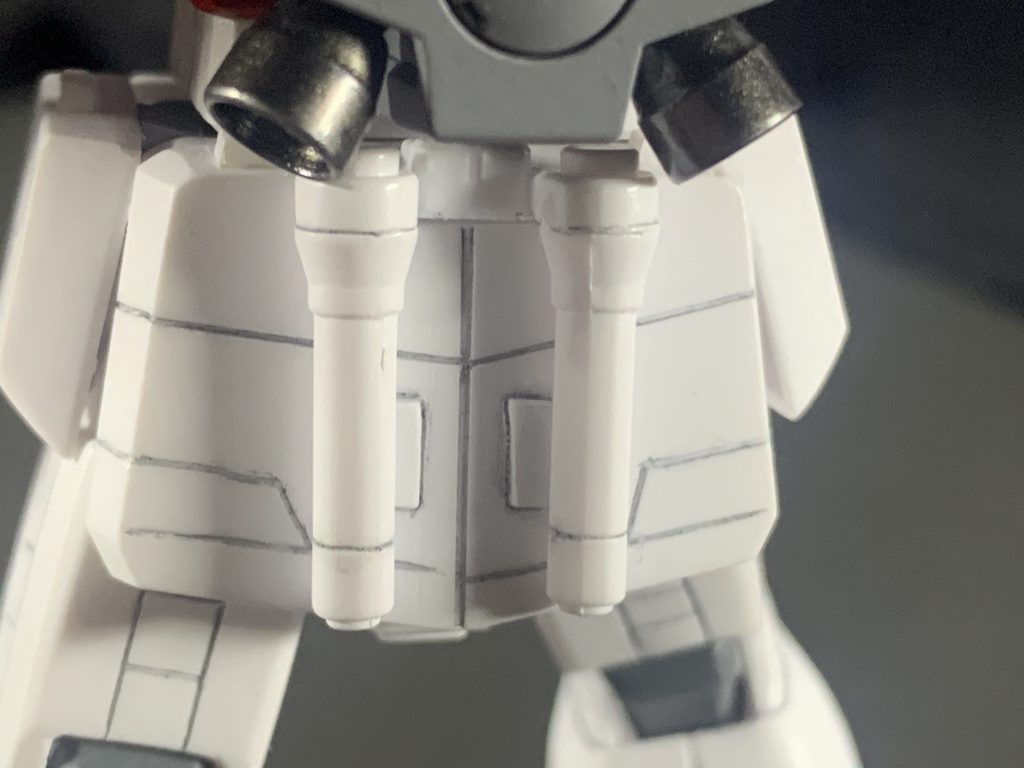 サーベルラック横も無造作にプラ版を付けたらカツカツになってました。修正なしで。