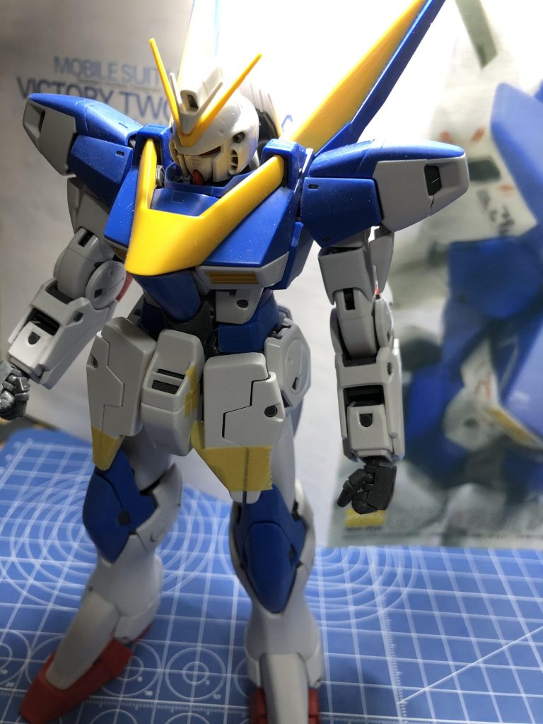 仮組み状態です。制作過程はこれしか撮影していませんでした。