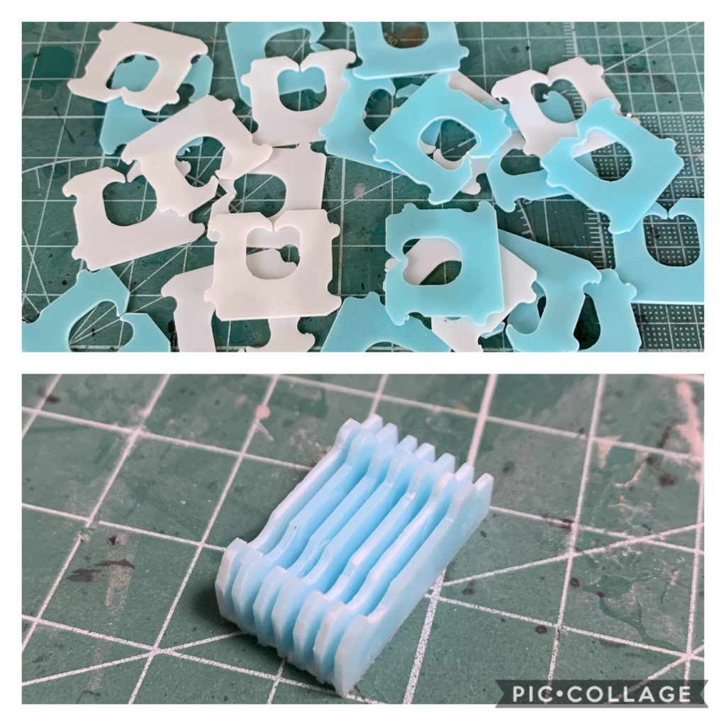 放熱フィンは食パンとかに付いているやつを加工しました。バッククロージャーっていうらしいですよ。フォロワーさんが教えてくれました。