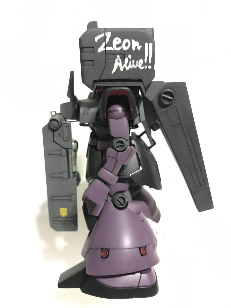 ミサイルコンテナのZeon Alive何回も書き直しました〜 手書きむずかし〜