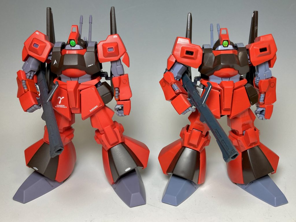 市販品と並べて。ぱっと見では違いがよくわかりませんね。