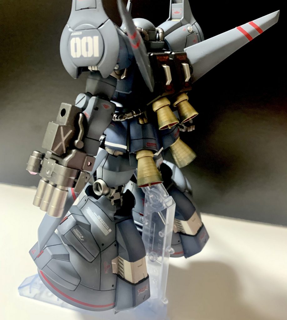 バーニアはフライングモデルにしてはだいぶ小さく見えたので上から、追加でつけてみました。