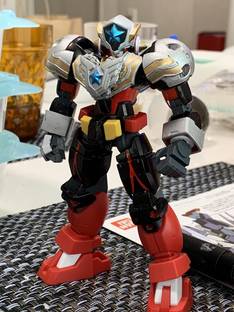 やっぱ足の部分のライン、苦労しましたね〜😅しかしできたあとの達成感もまたいいです!