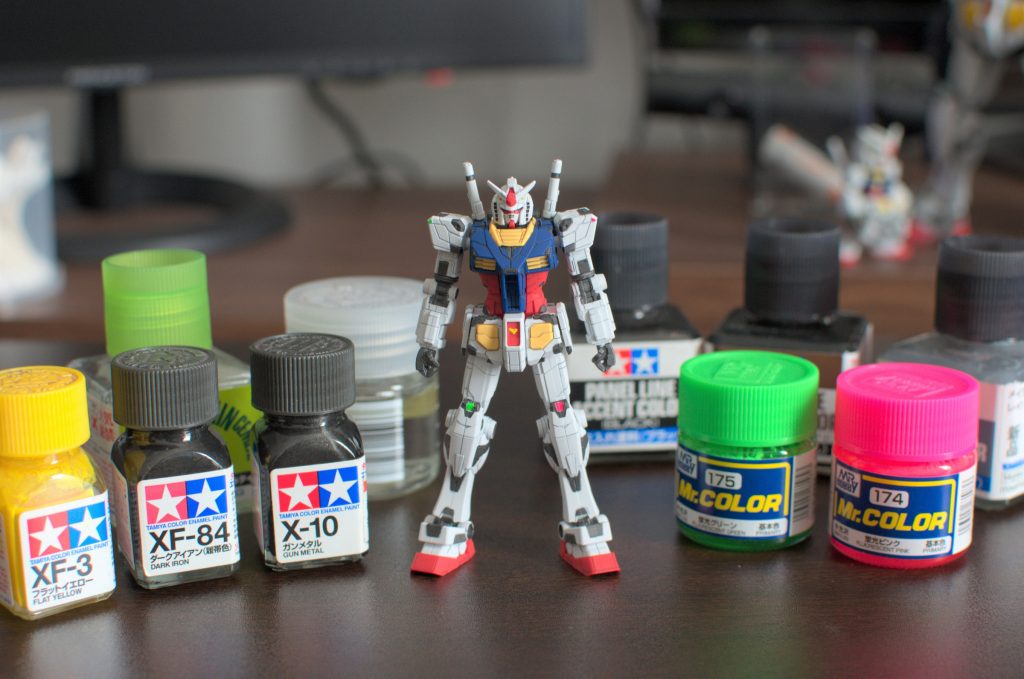 使った塗料たち