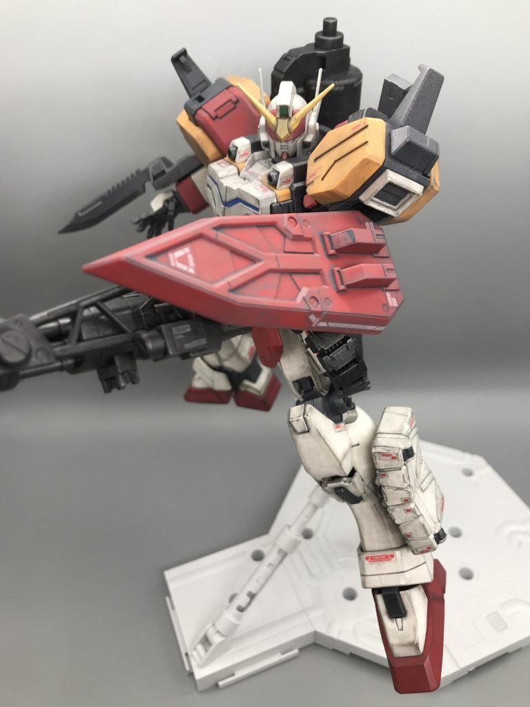 トップコート(つや消し)吹いて、ウェザリングカラーとウェザリングマスターで遊んでます