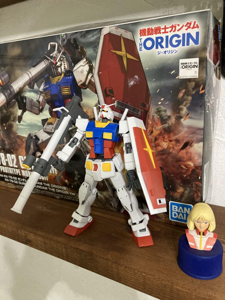 いつもの通りヘッドキャップが浮かない様に劇場版イラスト風に白ハイライトを入れたウェザリングをしています。