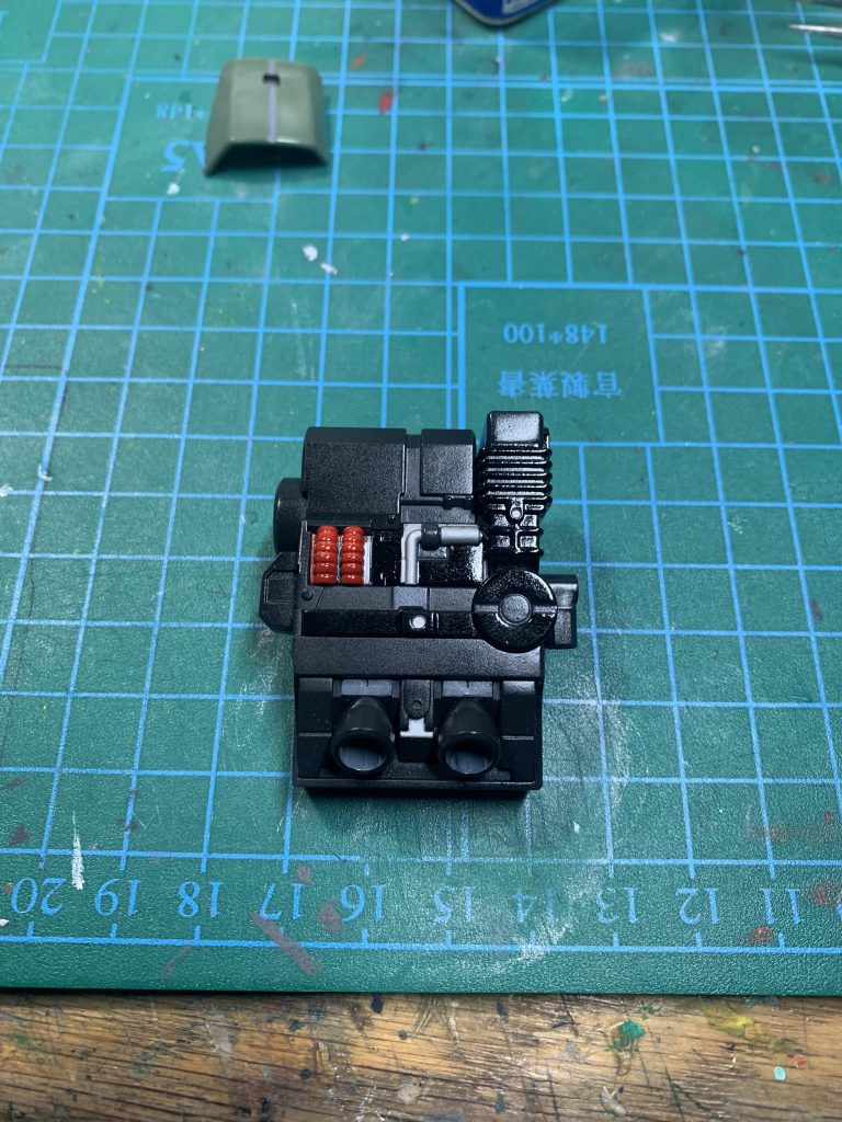 バックパックを塗り分け