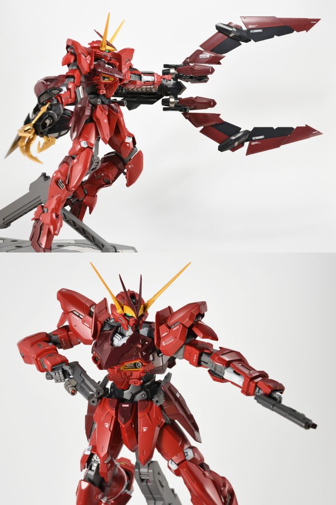 アクションポーズ。最近ポーズ付けの勉強中。スタンドがあると安心してポーズが付けられます。