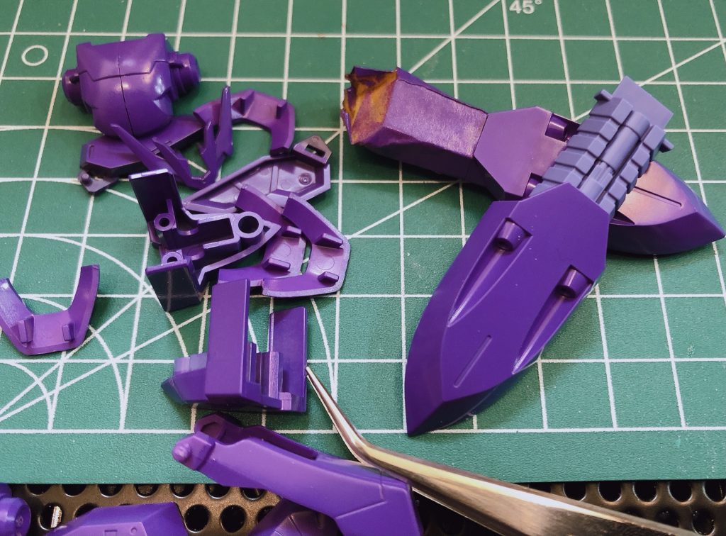 【制作過程】初マスキングも上手くできました！    