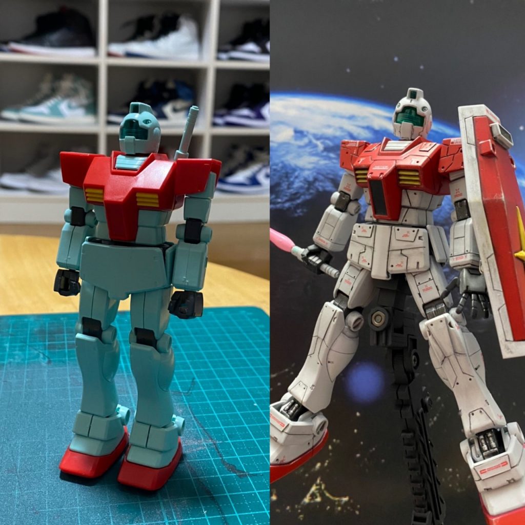 ビフォーアフターですが大分変わったと思ってます!笑このキットはなんか愛着が湧く楽しいキットですね!笑