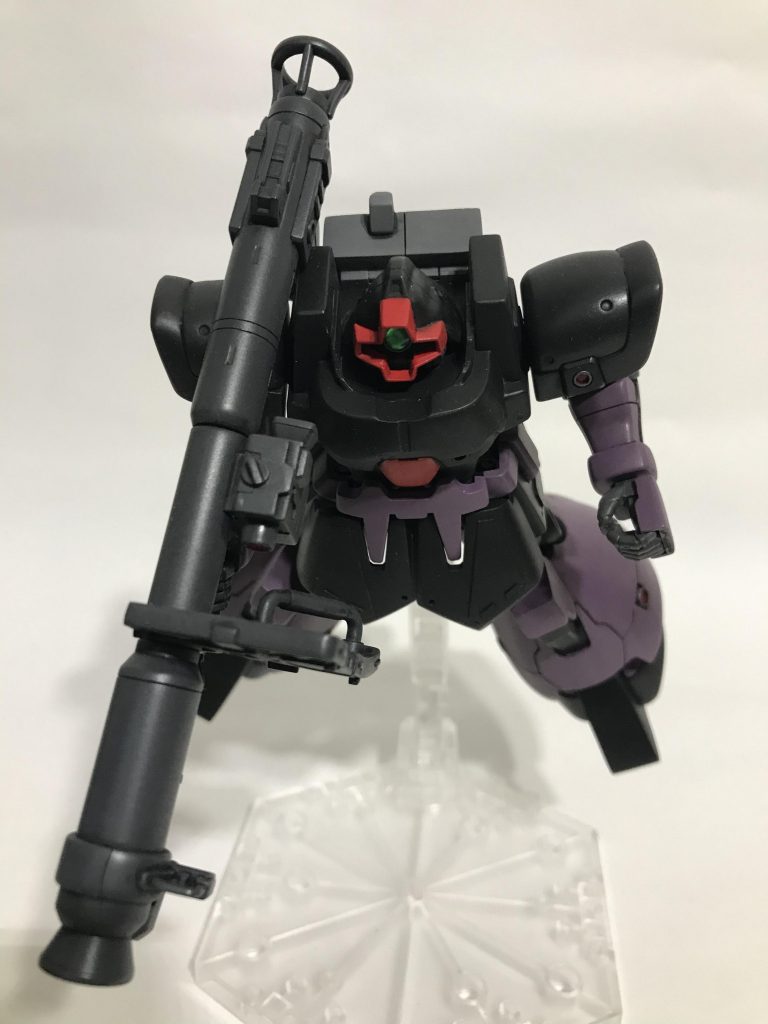 モノアイ上に向けた場合