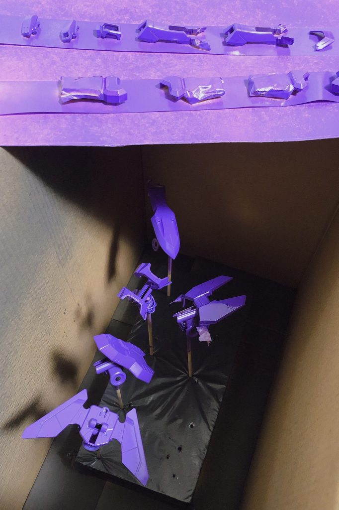 【制作過程】今回はこれまでで一番塗装が多かったです！でも、だいぶ綺麗に塗れるようになったと思います。  