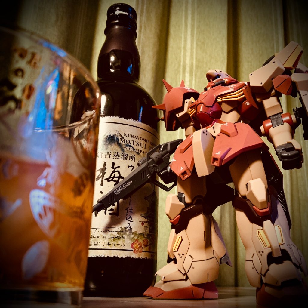 よごしまえー。撮る角度選べばこのまんまでも十分カッコよいですね。あと梅酒うまい。