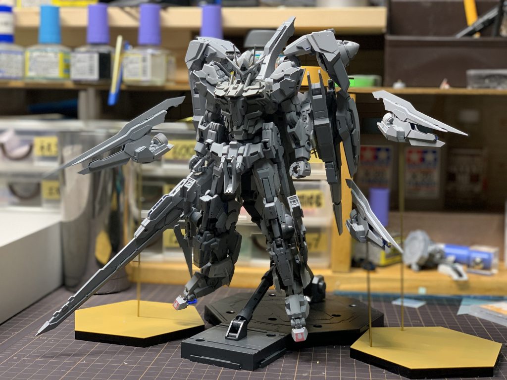 ファング3機をサクッとミキシングした後本サフへ。やっとここまで漕ぎ着けたか。と内心完成した想いです。