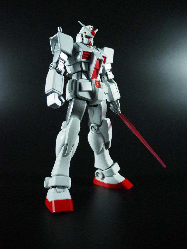 ハンドパーツは3Dプリンターでの自作武器無しの上に穴開き握り拳ではカッコがつかないのでここだけはちゃんと作りました