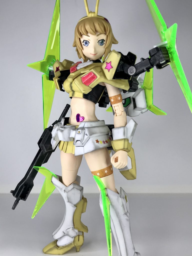 このキットは立ち姿がいちばんキマるように思います。