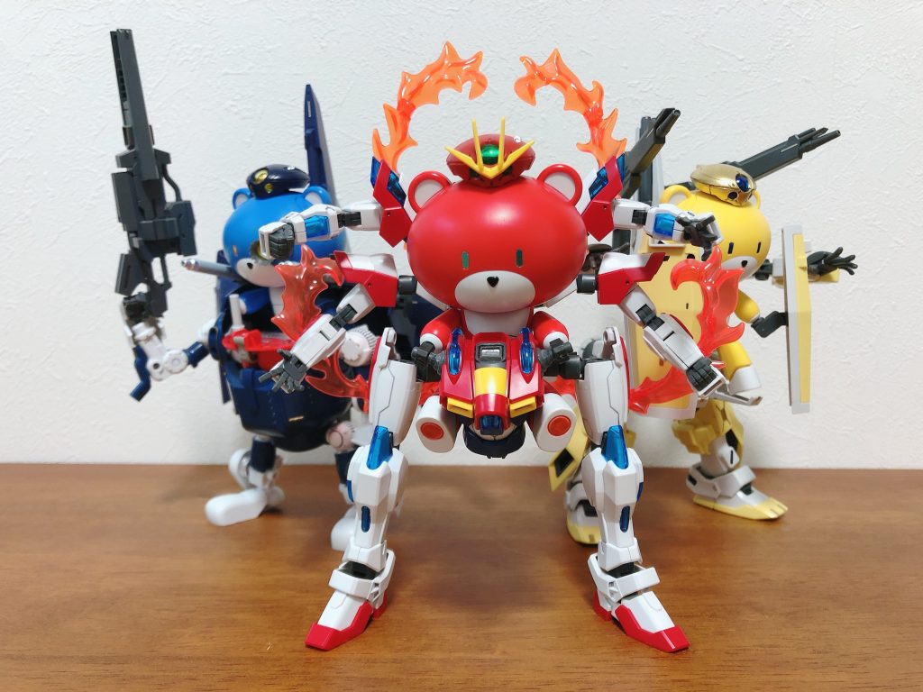 トライ・ファイターズ風の並びで！ただただ、コレがしたかった！！w