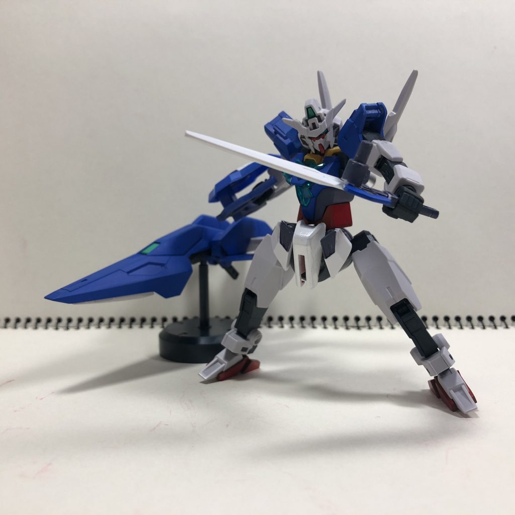 GNブレイドをかまえて