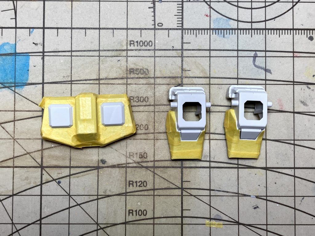 最近のキットなのに、割と色が足りない…。