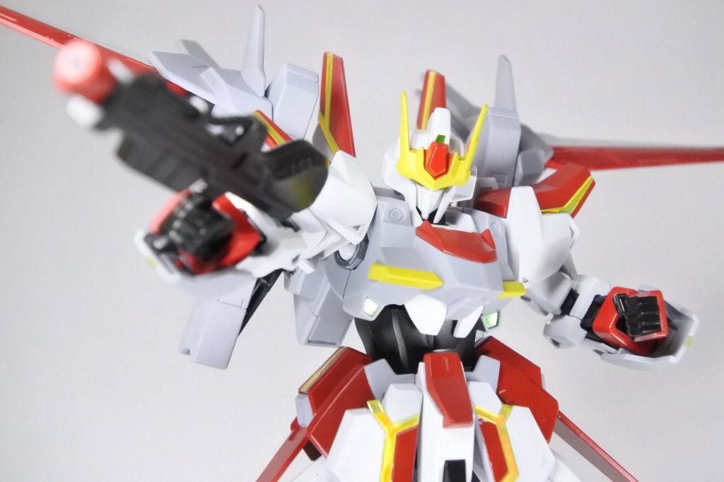 ビームライフルを持たせて