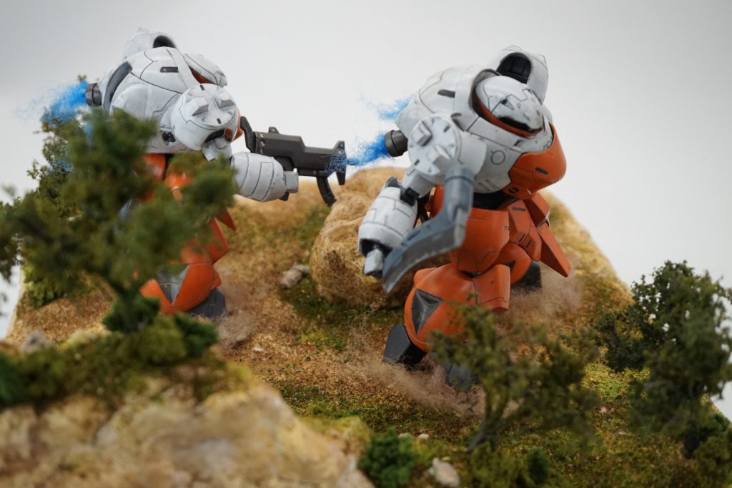 山上から偵察兵目線で