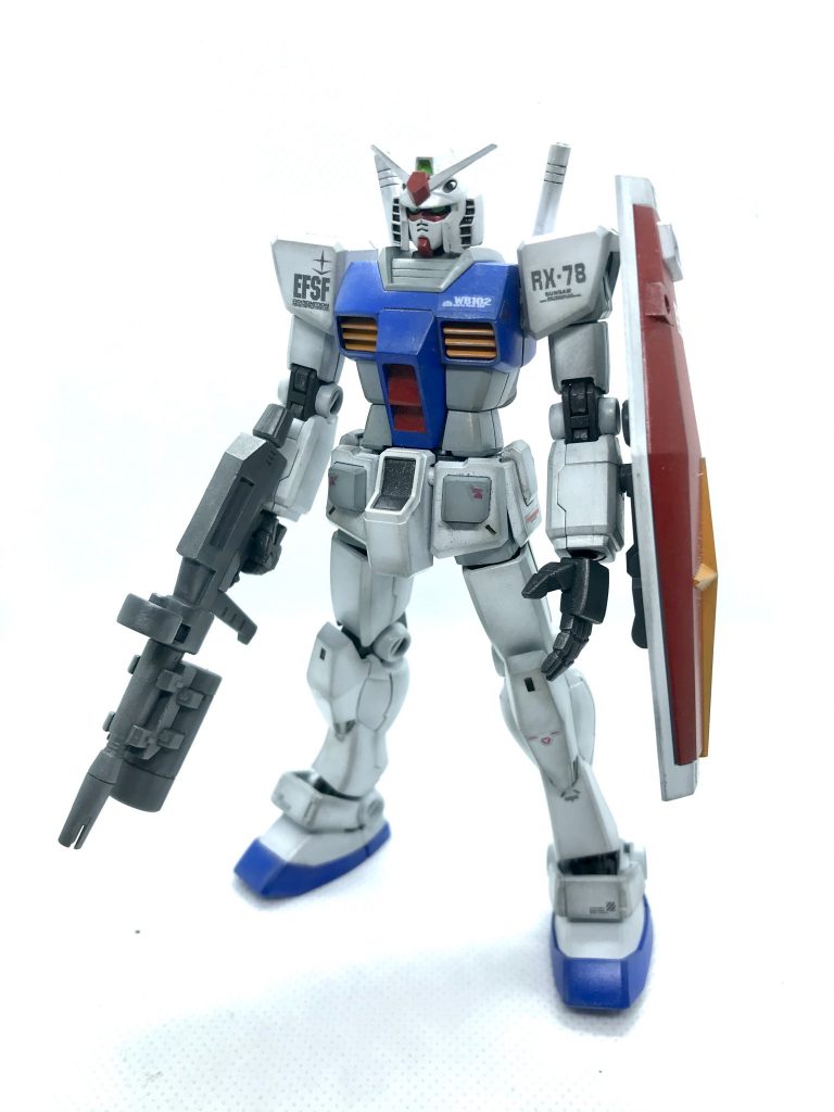 ノーマルのガンダムに戻せる事を前提に作りました。