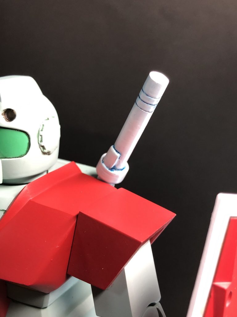 ビームサーベルは5mm丸棒などから作り直しました。
大型化した方がカッコいいと思います。