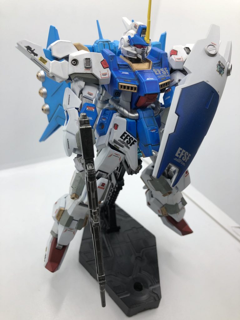 ライフルはデルタカイのライフルを黒鉄色に塗装。