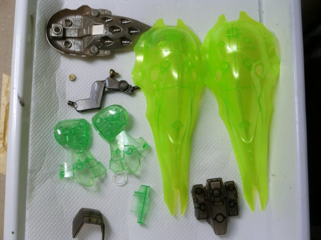 洗浄後、上の画像と見比べるとかなりきれいになりました。