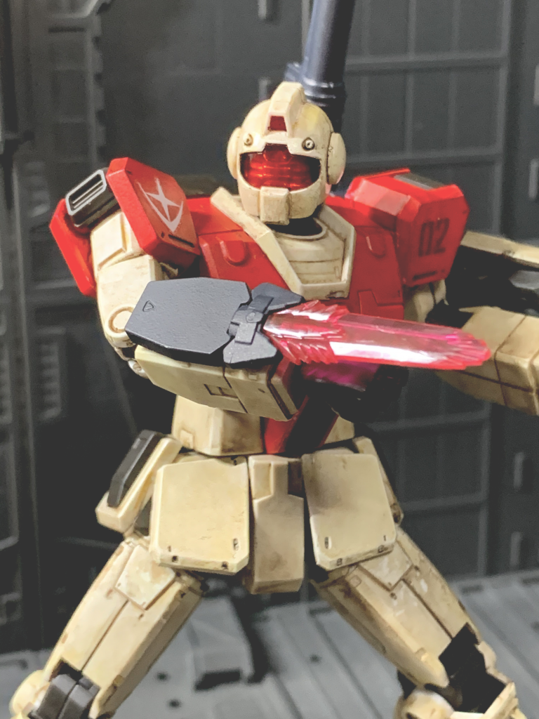 ビームダガー。本機において接近戦はほぼ想定されていないが、非常用武装として装備されている。 