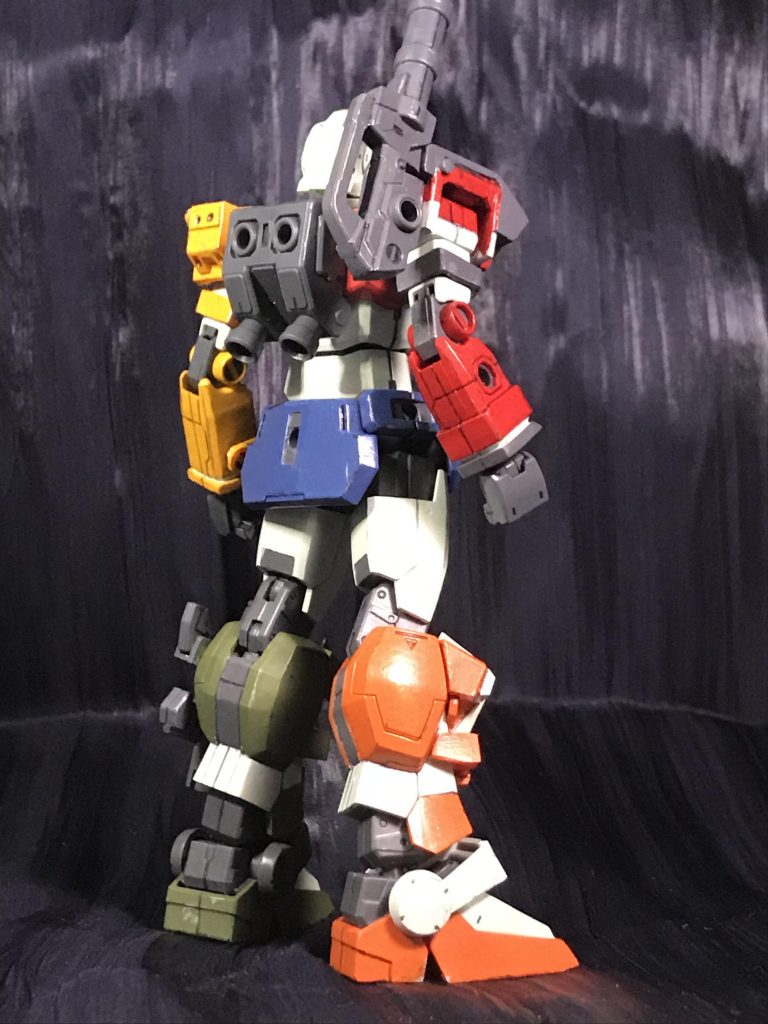 後ろっ側は塗り分けただけですね。