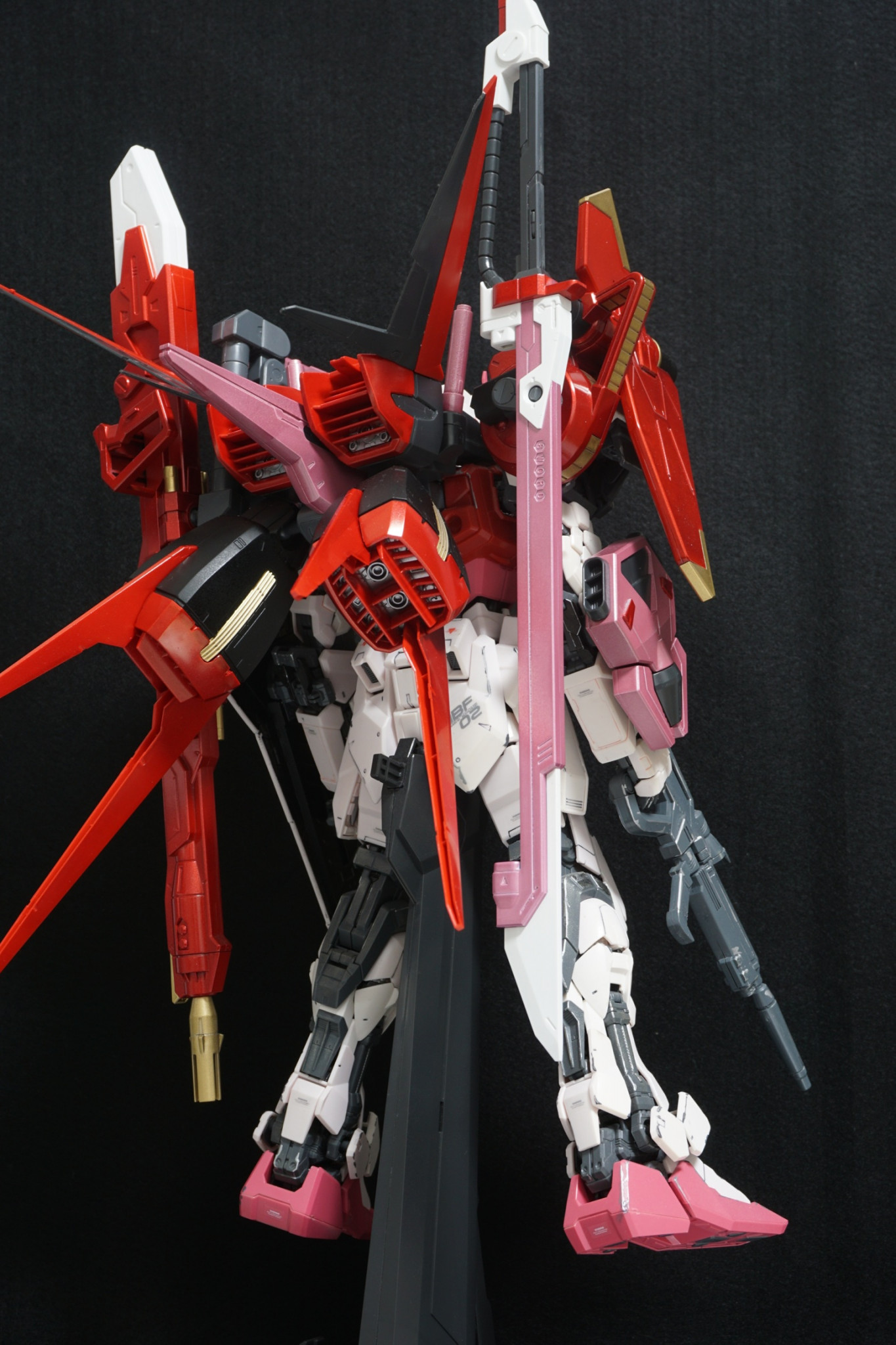 ガンプラ PG 1/60 ストライクルージュ＋スカイグラスパー 塗装完成品