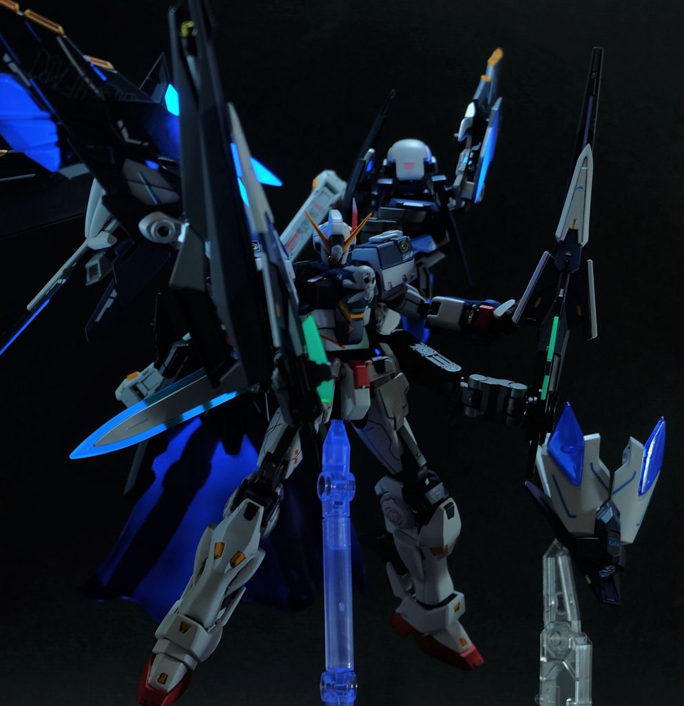 GNソードヴェスバーGNソードとローブヴェスバーを接続することで射撃性能を向上させた形態。基本的にはサブアームに接続し使用するため、GNドライブからエネルギーを直接供給することでさらなる威力の上乗せが可能となる。エネルギー消費が膨大ではあるが、ツインドライブの恩恵によりさしたる問題ではない。