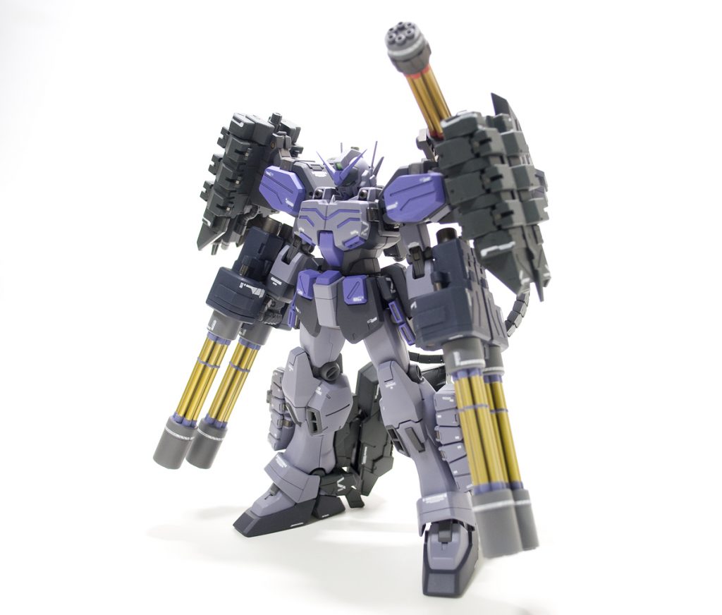 MG ガンダムヘビーアームズ・イーゲル装備改(夜間戦闘仕様)–2枚目/制作者：アルル