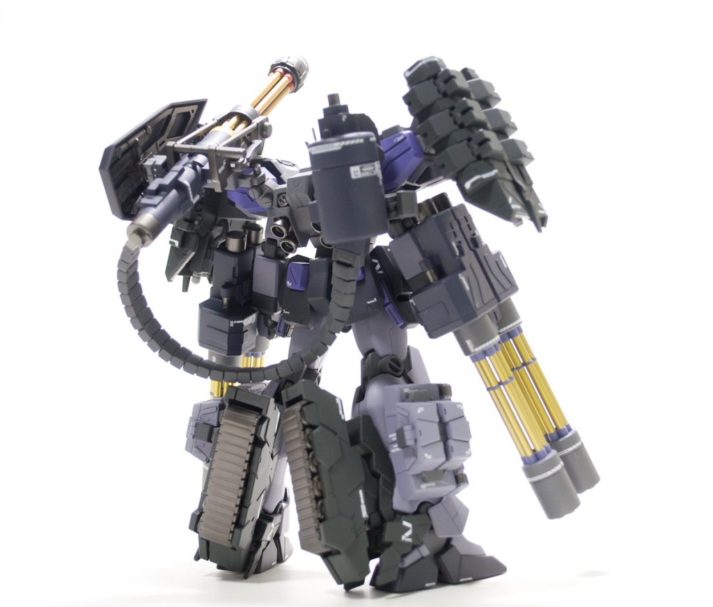 MG ガンダムヘビーアームズ・イーゲル装備改(夜間戦闘仕様)–3枚目/制作者：アルル