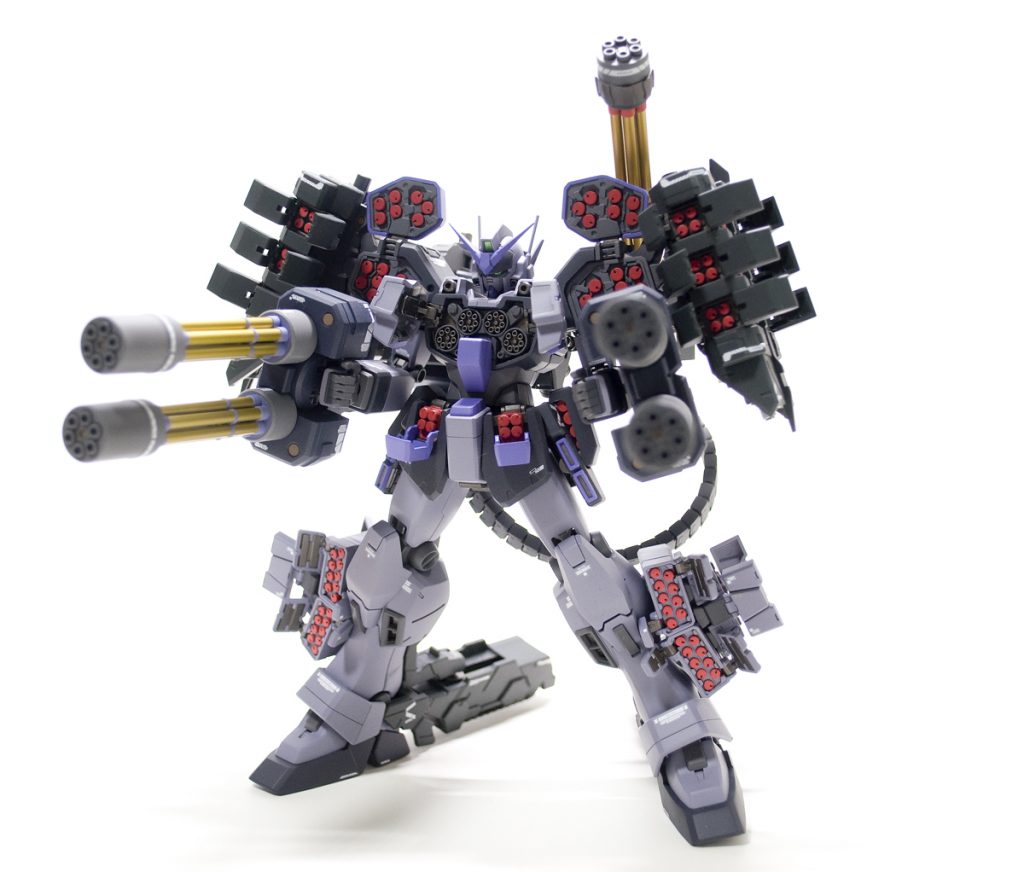 MG ガンダムヘビーアームズ・イーゲル装備改(夜間戦闘仕様)–4枚目/制作者：アルル