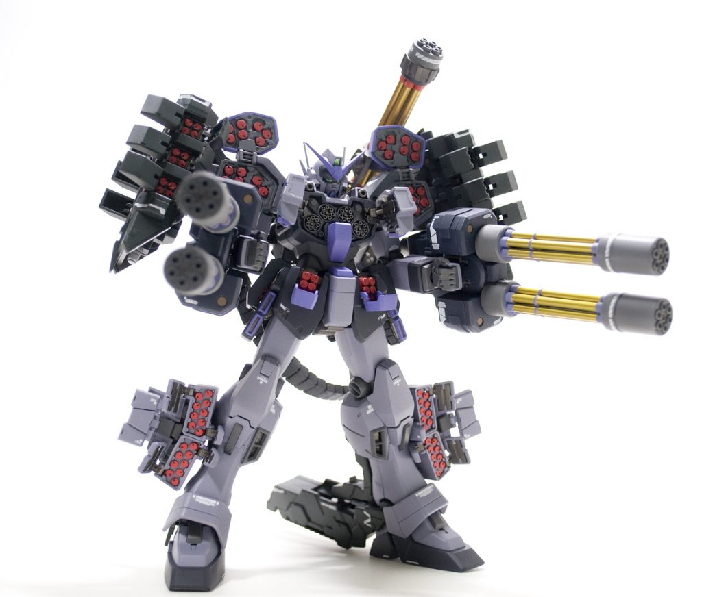 MG ガンダムヘビーアームズ・イーゲル装備改(夜間戦闘仕様)–5枚目/制作者：アルル
