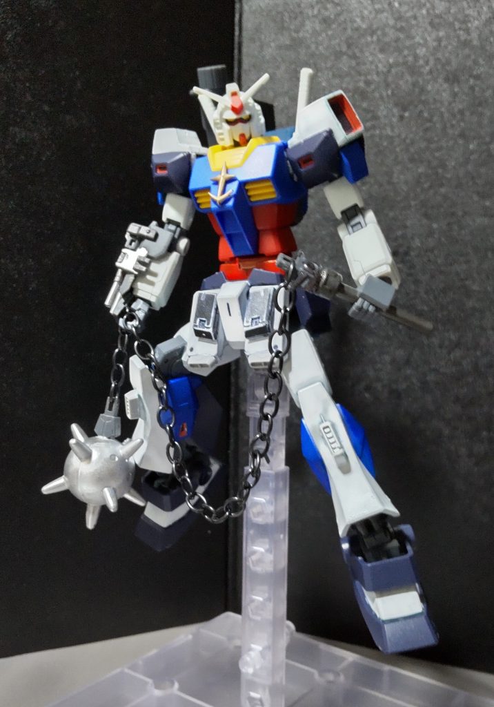 GUNSTAで色々な投稿作品を見ていて思ったのが、最近ガンダムハンマーを使ったMS無いなぁと思ったのが今回の作品を作るきっかけになりました。以上です。最後までお付き合いして頂き、ありがとうございます。