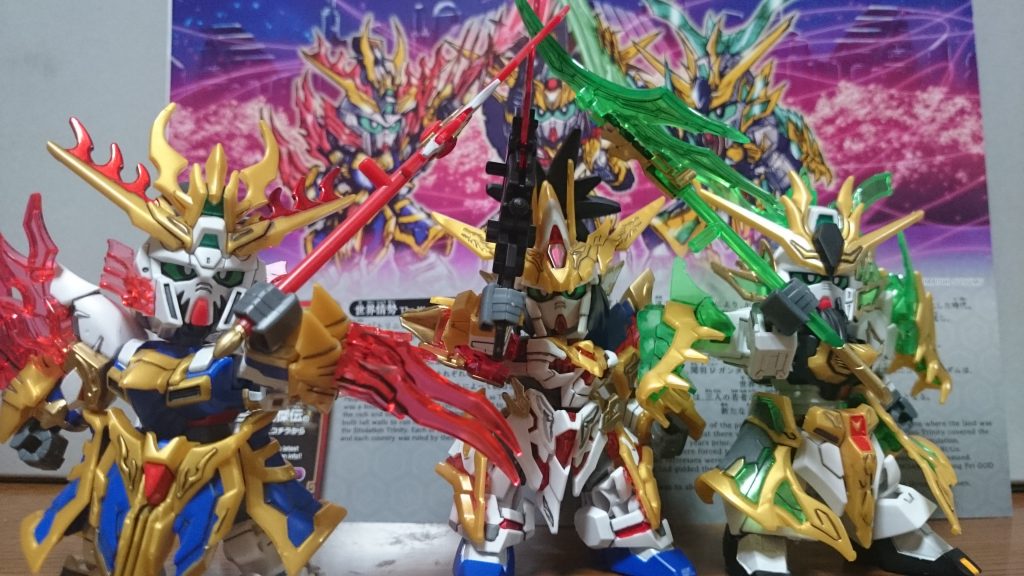 ・桃園の誓い
……ひとりだけ武器にクリアパーツ使われてない…