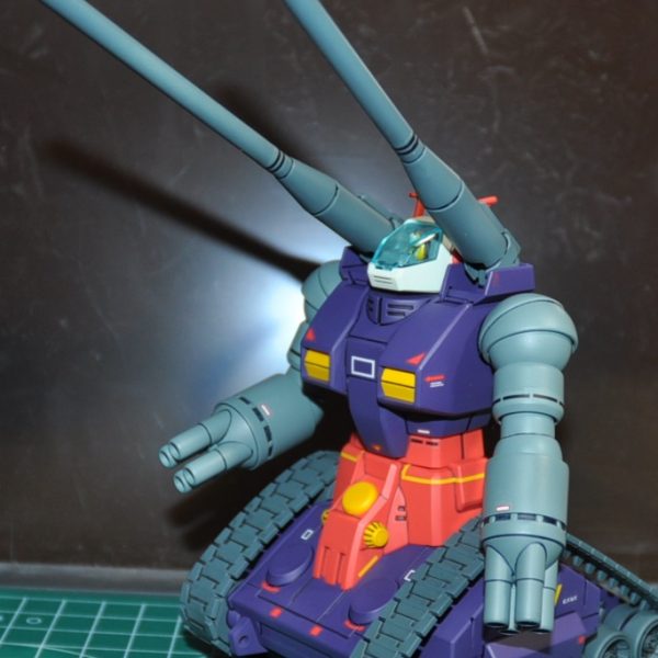 元旦の朝に完成したHGUCガンタンク　MSVマーキングバージョン