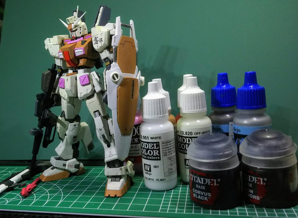 ファレホとシタデルで筆塗りです