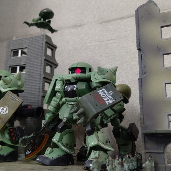 初LED、初ウェザリング、初ジオラマ